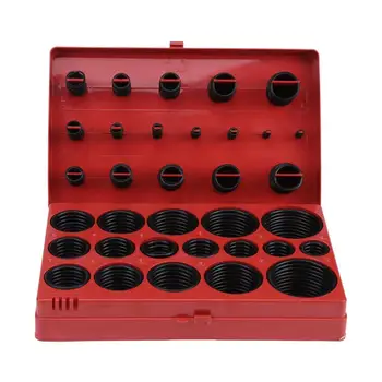 

419Pcs Rubber O-Ring Washer Assortment Black Washer Gasket Sealing Ring Kit 32 types with Plastic Box Universal O-ring Set Hot