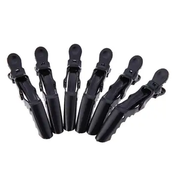 

6pcs/Set Black Hairpin Shark Positioning Duckbill Clip Hairdressing Tool