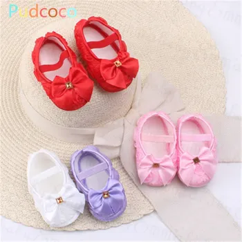 

Hot Sale Newborn Baby Girl Soft Sole Cloth Crib Shoes Anti-slip Sneaker Prewalker 0-18M
