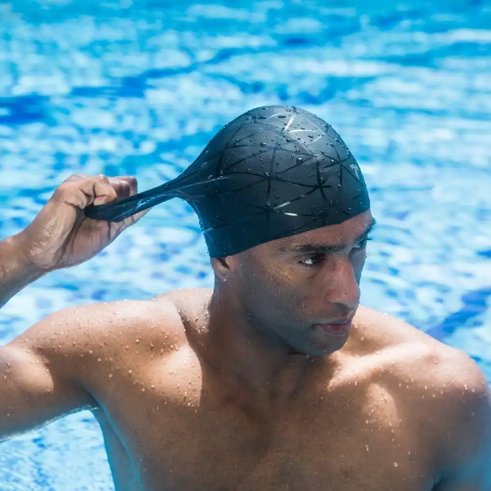male swim caps