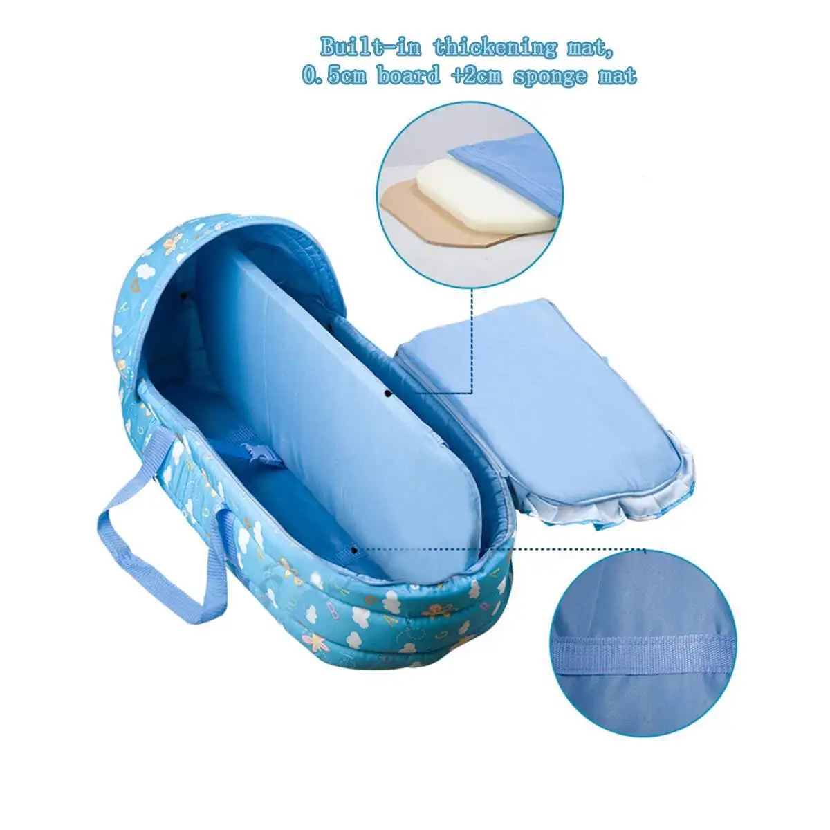 Детские кроватки и колыбели, переносные кроватки Moses Baskets, переносные кроватки для малышей, дорожные кровати