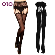 OLO сексуальное нижнее белье чулки с открытым шаговым швом сеточное чулки Экзотическая одежда товары для взрослых Эротические носки