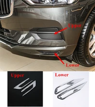 2 pz/set ABS Cromato Anteriore Auto Della Nebbia Copertura Della Lampada Della Luce Decorativa Cornice Cornice Per Volvo XC60 2018 2019 Lunetta Accessori