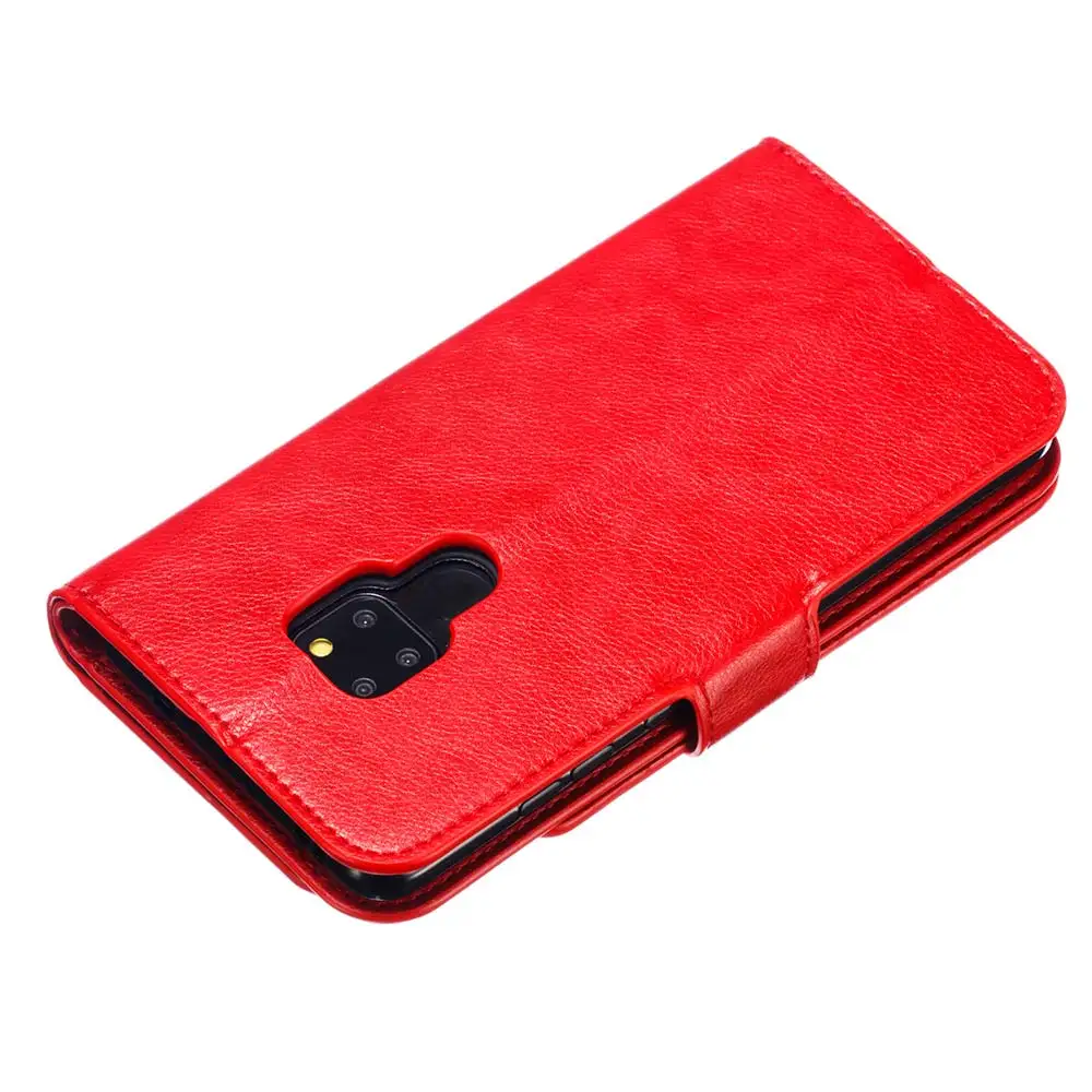 Кожаный чехол KISSCASE с откидной крышкой для Huawei P20 P30 Pro Mate 10 кошелек отделением карт