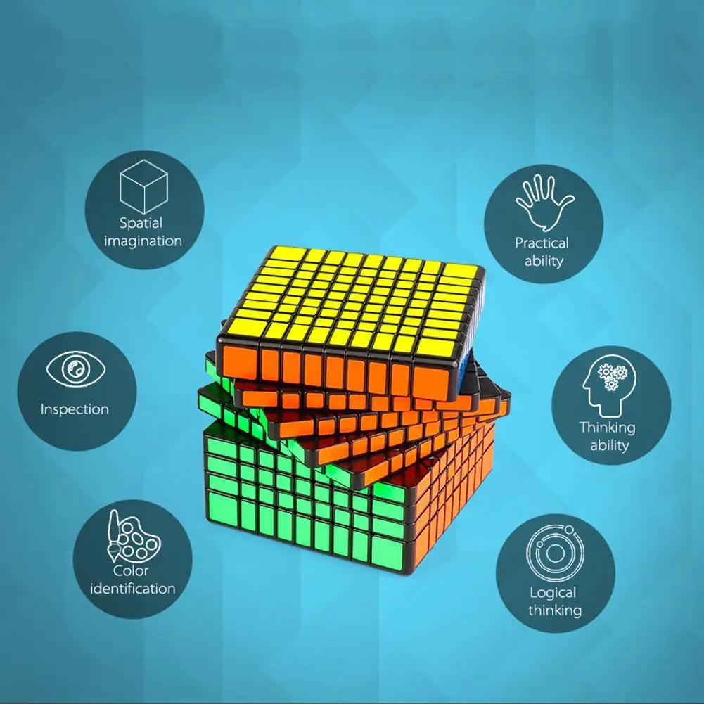 Rccity MOYU 9x9 Magic Puzzle Cube развивающая игрушка для взрослых и детей подарок на день