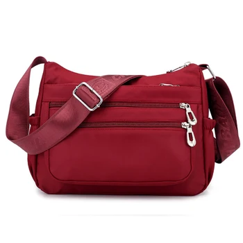 

Waterproof Nylon Crossbody Bag Women Single Shoulder Casual Handbags Messenger Bags Mom Bags