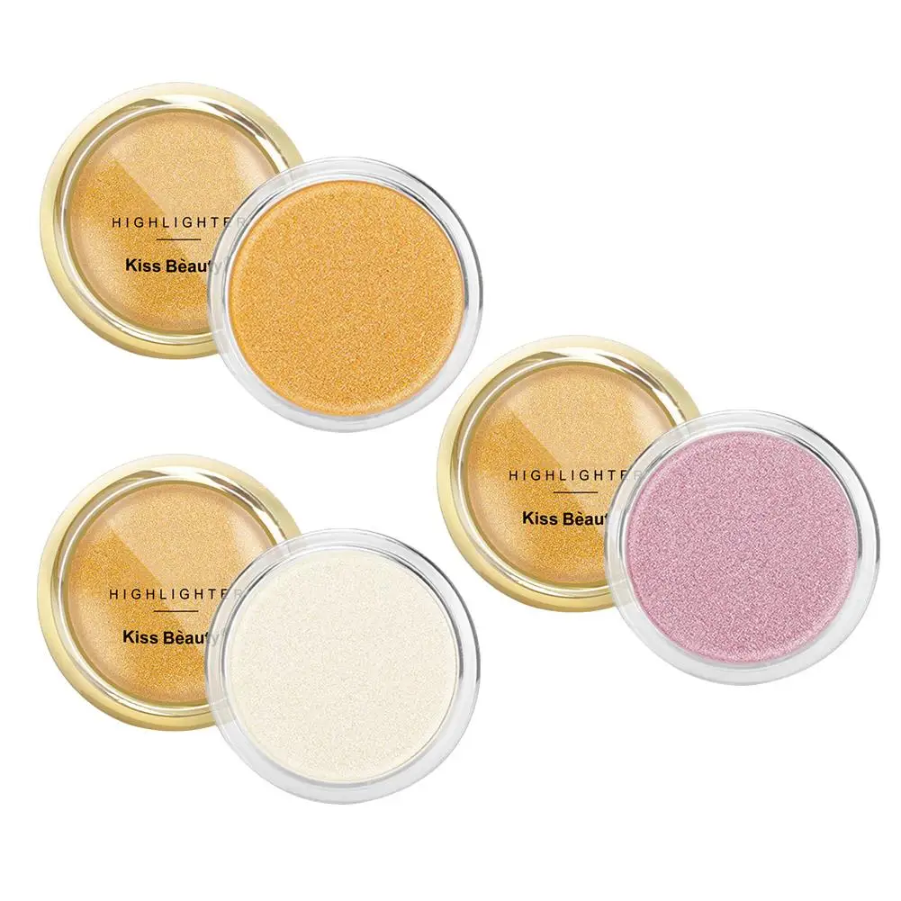 

New 3 Colors Eyeshadow Highlighter Face Blush Eyeshadow Glitter Powder Long Lasting Eyeshadow Loose Beauty Makeup Cosmetics
