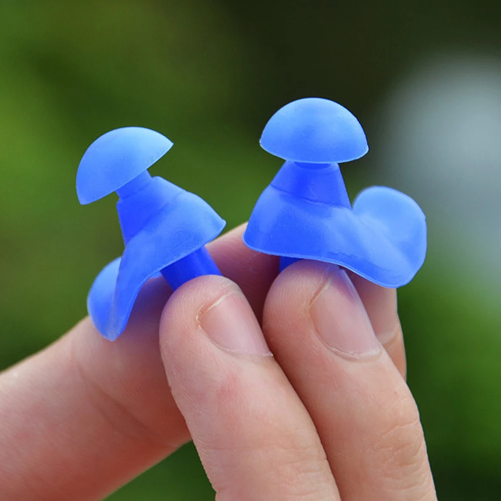 

1 Pair Soft Ear Plugs Environmental Silicone Waterproof Dust-Proof Earplugs Diving Water Sports Swimming Accessories