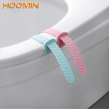 

1pc Toilet Seat Cover Lifter Silicone Toilet Closestool Seat Handle Portable Foldable Sanitary Seat Cover Lifting Device