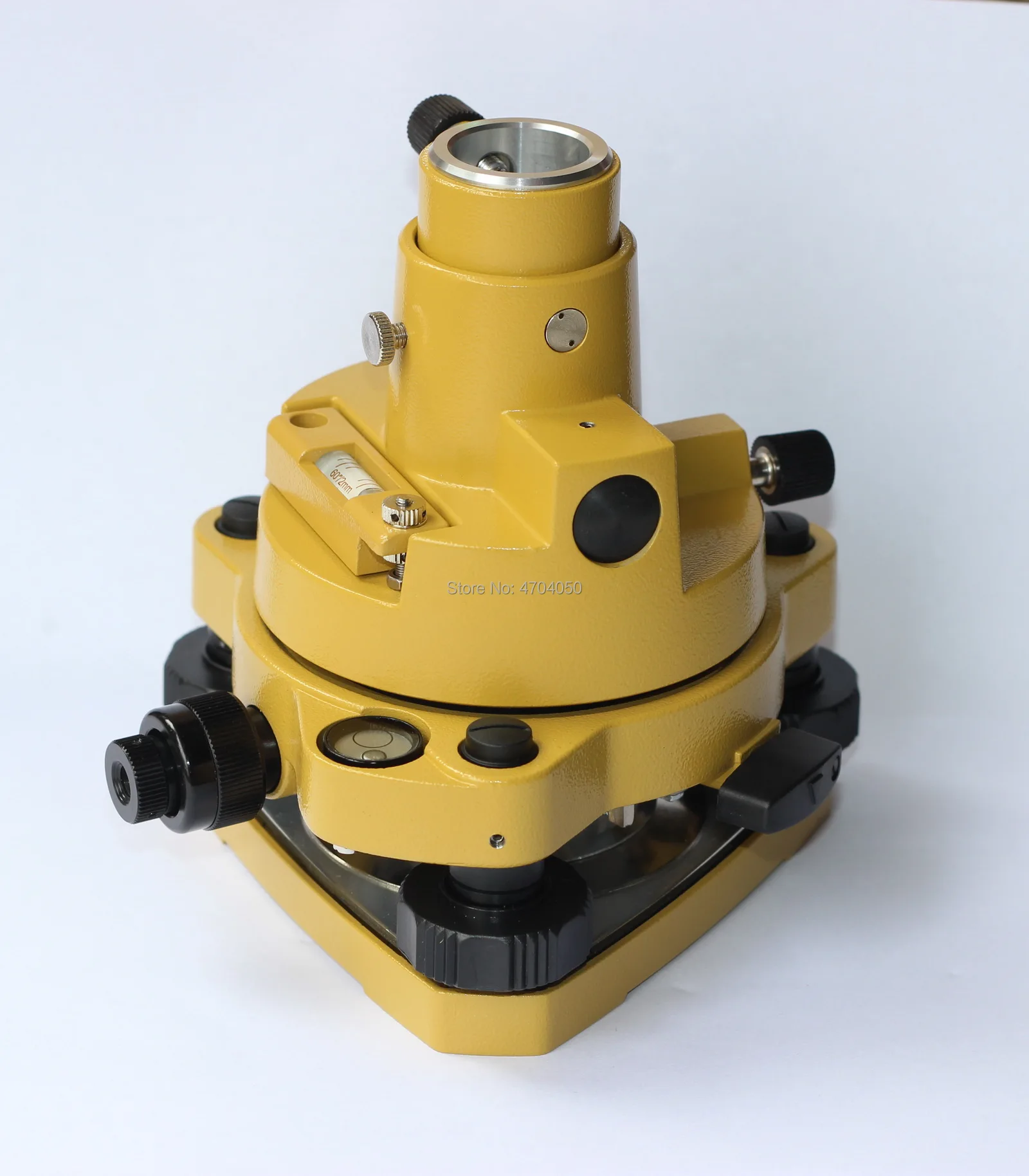 

NEW Yellow Topcon type Tribrach and Adapter ( Carrier) Without Optical Plummet FOR TOPCON SOKKIA SOUTH TOTAL STATION PRISM SET