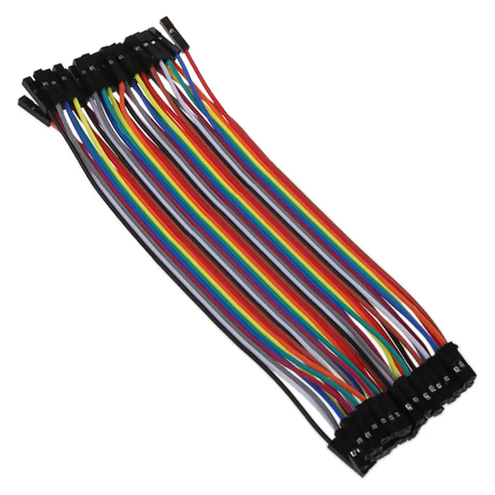 40 CABLES MACHO MACHO 20cm jumpers dupont 2,54 arduino pic protoboars