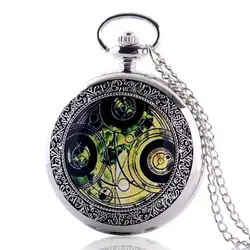 Античный стимпанк карманные часы винтажные Подарочное ожерелье-цепочка Ретро Полный Охотник кварц гравировкой брелок кулон