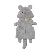 Vêtements d'hiver en peluche pour bébés filles et garçons | Gilet chaud en forme d'animal, sans manches