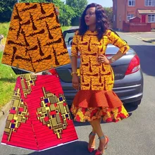 Высокое качество Голландский батик в африканском стиле воск нигерийское растение в режиме реального надежный нидерландский воск настоящий воск 6 ярдов/партия для Анкара женское платье A