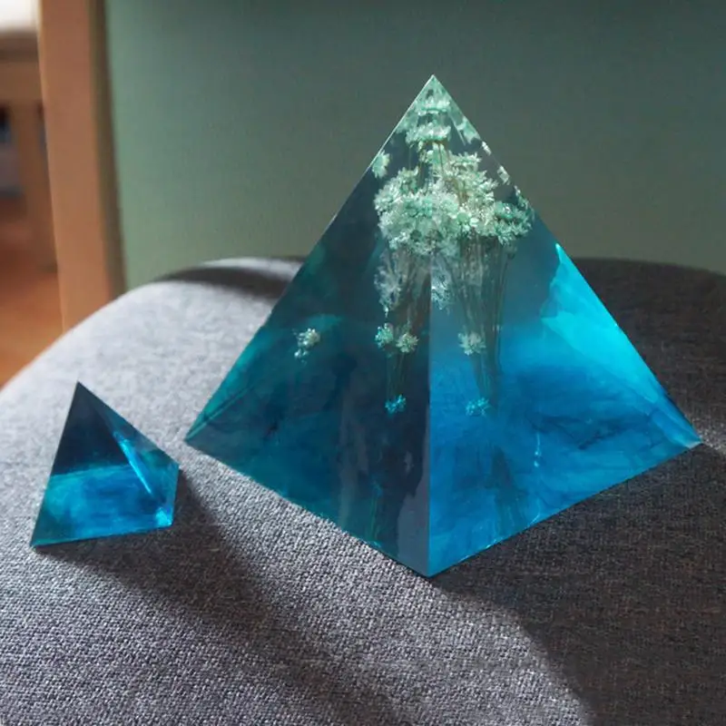 AUGKUN супер Пирамида силиконовая форма 15 см DIY Орнамент Украшение эпоксидная смола