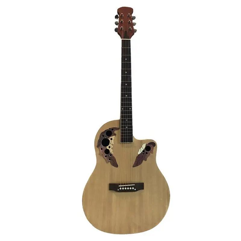 

41" 21 Frets Cutaway Ballad Guitar Spruce Panel Folk Guitarra with Bag Wrench for Beginners Music Lovers
