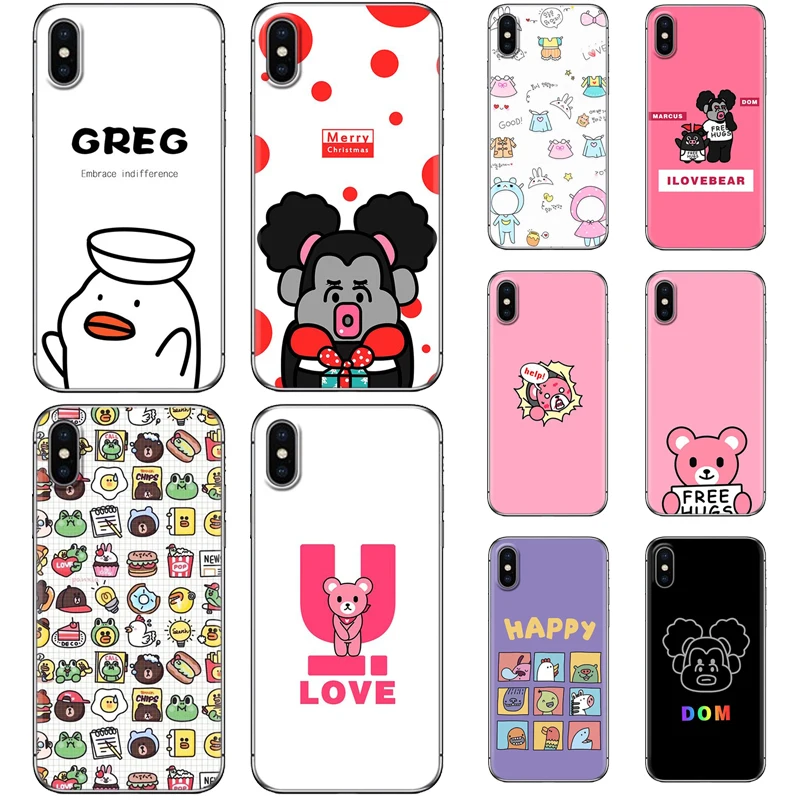 Цветной чехол для Iphone 6 6P 7 8 7P 8P X XR XS Max стильный дизайн ТПУ силиконовый задней