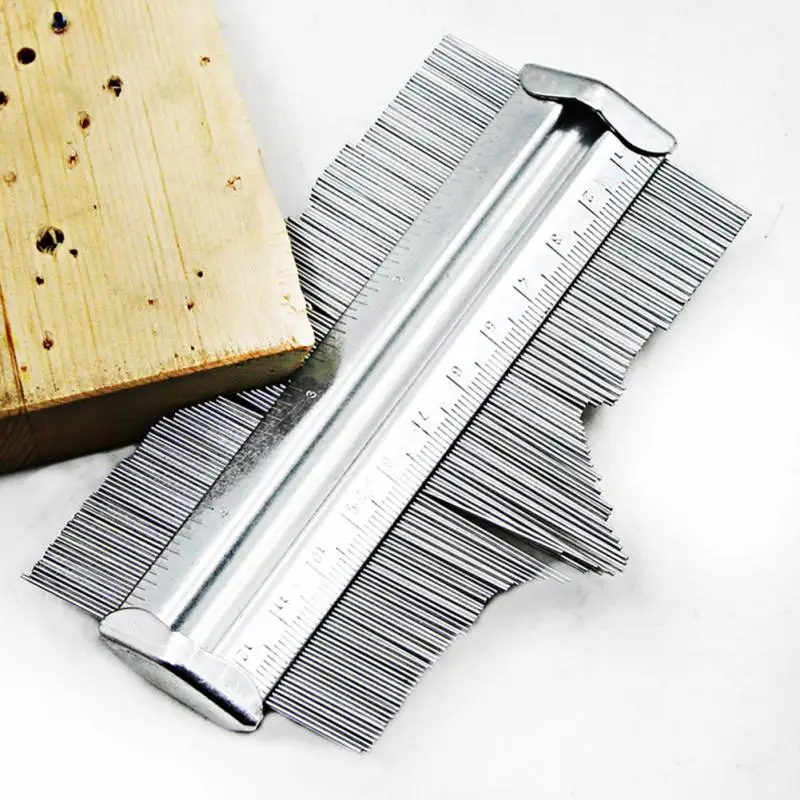 

125mm Metal Professional Contour Profile Gauge Guage Tiling Laminate Tiles General Tools Contour Gauge Duplicator #1126