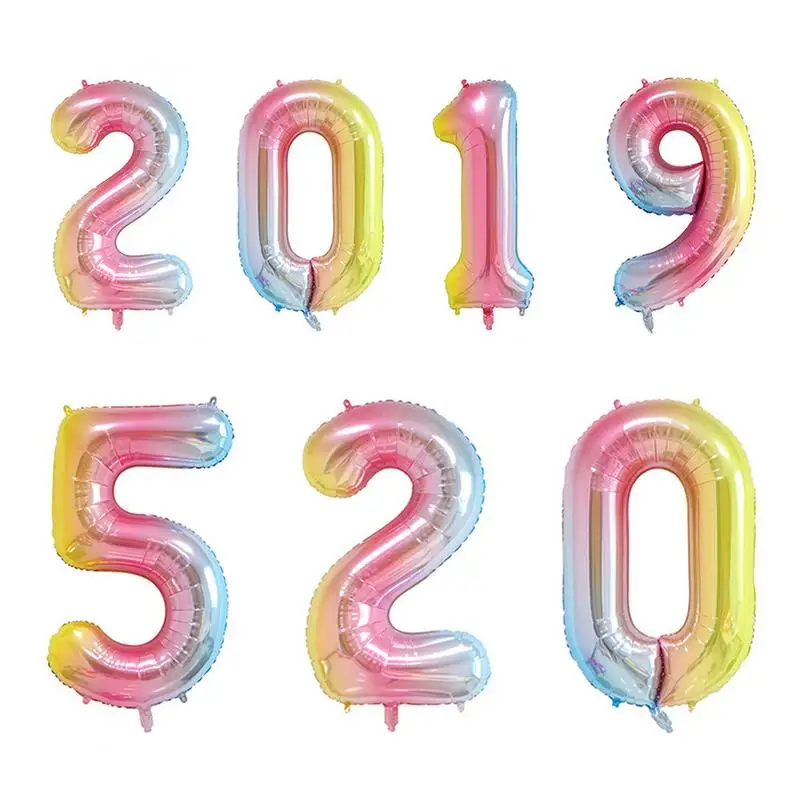 

Number Balloons 40 Inch Birthday Number Balloon Party Decorations Supplies Helium Foil Mylar Digital Balloons