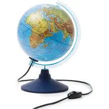 Глобус Земли Globen, физический, с подсветкой, 210мм