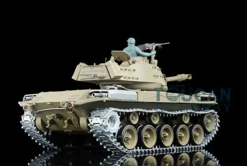 Henglong 1/16 масштаб 6,0 версия инфракрасный боевой Модернизированный Уолкер бульдог RTR rc Танк 3839 Вт/360 башни TH12519