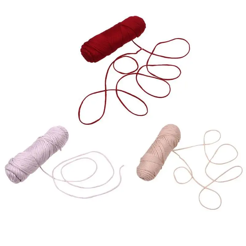 

Milk Cotton Knitting Wool Yarn Scarves Hand Knitted Crochet Weave Thread Knitted Crochet Weave Thread