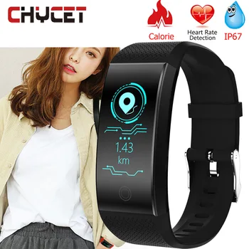 

Original QW18 Fitness Bracelet Watch Heart Rate Monitor Smart Bracelet Watch Waterproof Sleep Tracker For Android Ios Phone