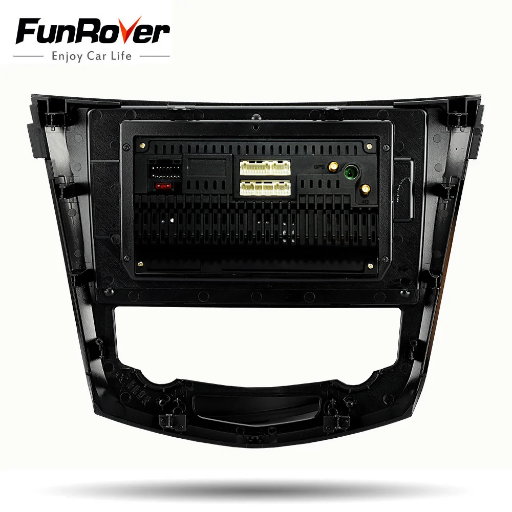 Best FUNROVER android 9.0 2.5D+IPS car dvd multimedia player For Nissan X-Trail 2014 2015 2016 2017 2018 radio gps navigation stereo 5