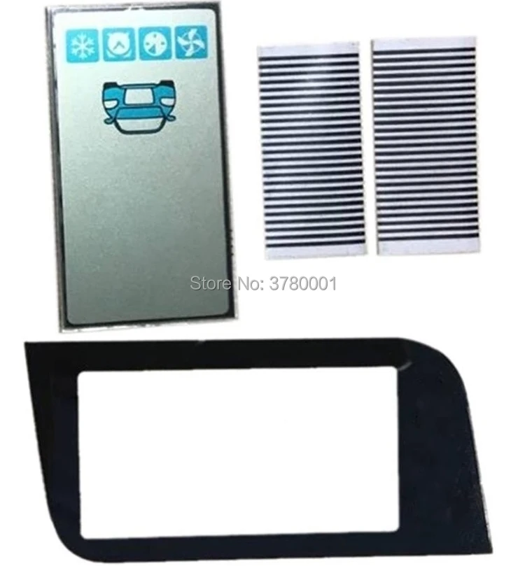 

20 pcs/lot A93 lcd display Flexible Cable + keychain Glass Case for Starline A93 GSM lcd remote control 2 way Car alarm system