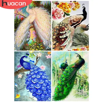 

HUACAN 5d Diamond Painting New Arrivals Animals Cross Stitch Diamond Embroidery Peacocks Hobby And Handicraft Picture Beading