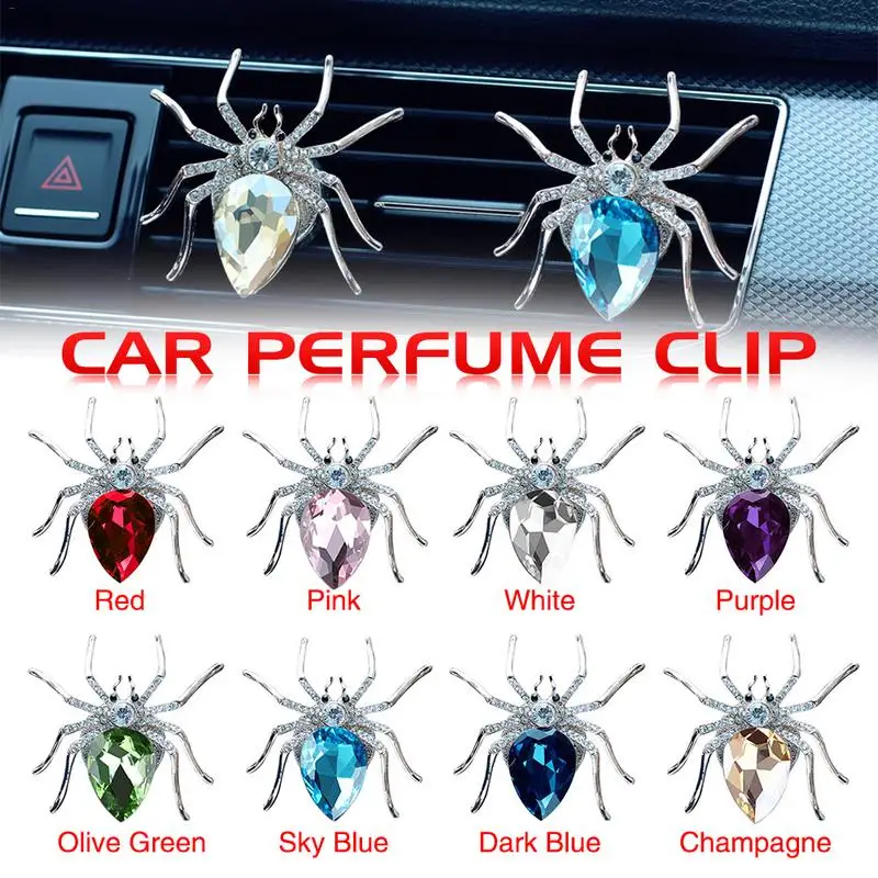 

Car Ornament Spider Decoration Air Freshener Home Automobiles Interior Perfume Fragrance Aroma Flavor Clip Accessories Gift Clip