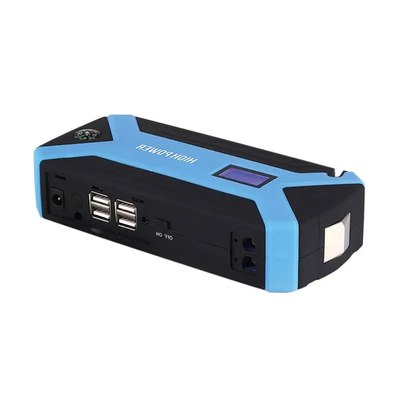 Jump Starter 12V Portable Battery Pack Battery Booster Gas & Diesel 12000mAh Power Bank and 4 USB Quick Charge Ports Warning Li Jump Starter 12V Portable Battery Pack Battery Booster Gas & Diesel 12000mAh Power Bank and 4 USB Quick Charge Ports Warning Li