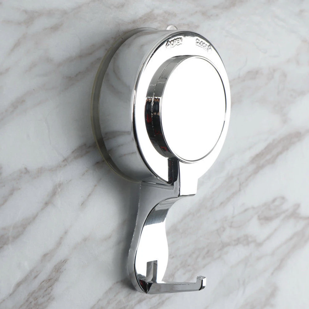 

Bathroom Powerful Abs Hook Hanger Reusable Vacuum Clothes Towel Holder Seamless Removable Hanger