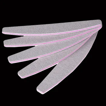 

5Pcs/Lot Nail File 100/180 Sanding Buffer Block Pedicure Manicure Buffing Polish Beauty Tools Professional Nail Files Grey Boat