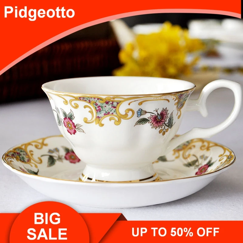 English Parisian Style White Porcelain Coffee Cup And Saucer sets European High End Bone China Black Tea Coffee Cups With Spoon English Parisian Style White Porcelain Coffee Cup And Saucer sets European High End Bone China Black Tea Coffee Cups With Spoon