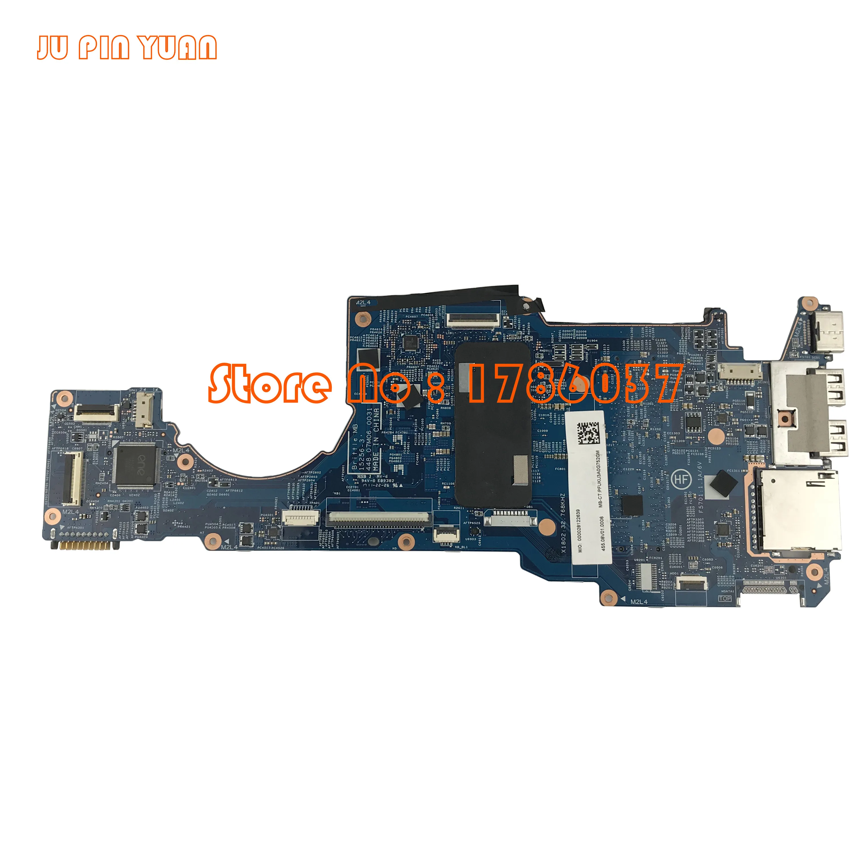 JU PIN юаней 903236-501 903236-601 448.07M07.0011 для hp Pavilion x360 13-U M3-U материнской платы с i3-7100U Процессор все полностью протестированы