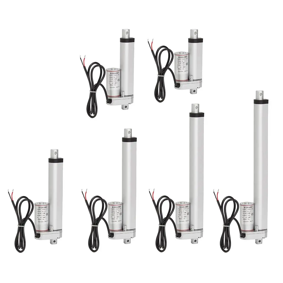 150KG 750N 4-18 Inch 330lbs DC 12V Electric Motor Linear Actuator For lectric Self Unicycle Scooter Input Voltage Range