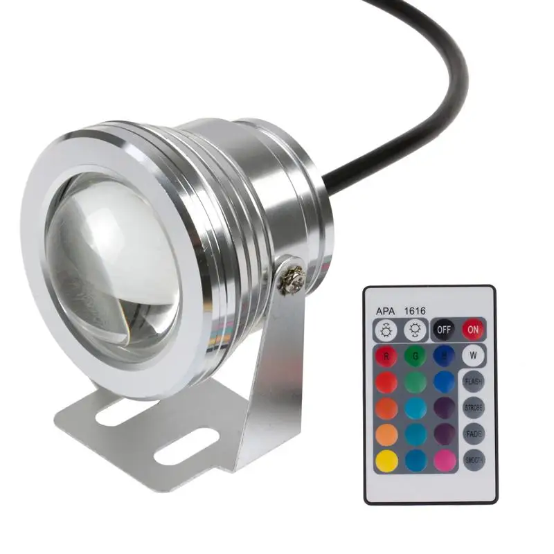 10 Вт Led пульт дистанционного управления RGB погружной светильник на батарейках подводный ночник ваза чаша Открытый сад вечерние украшения