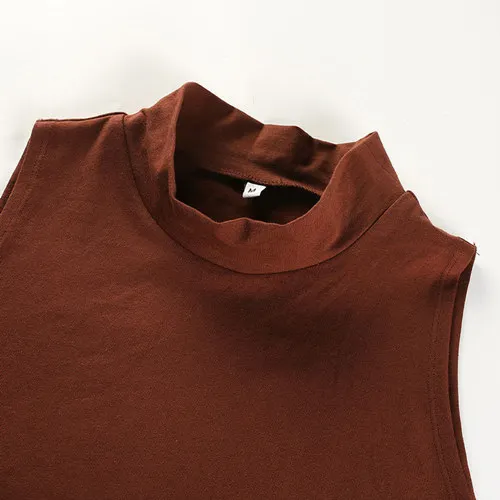 Летние сексуальные женские без рукавов модный жилет Топ Футболка Твердые Camis