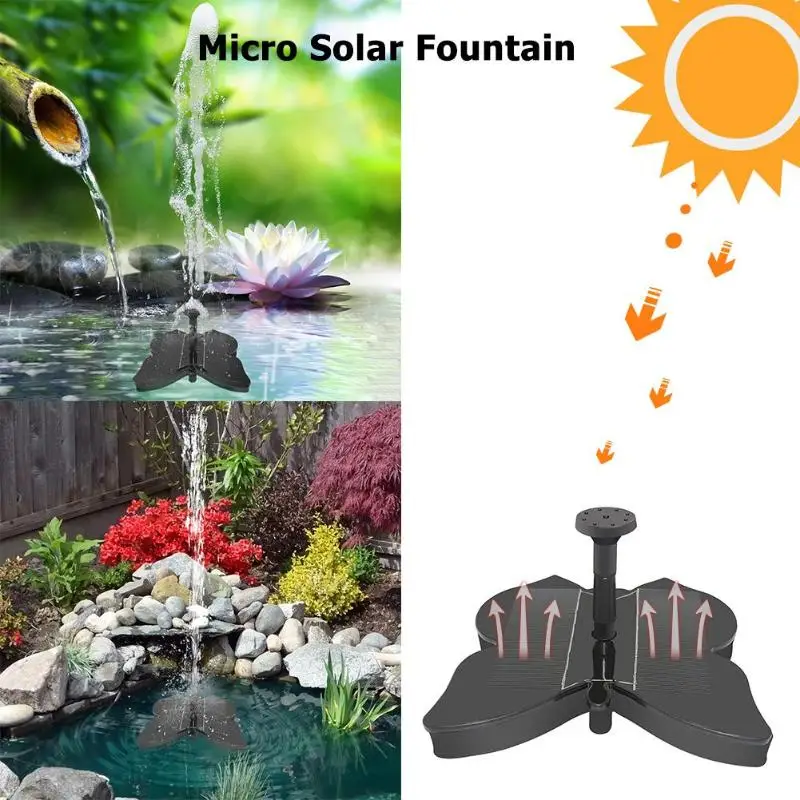 

1.4W Solar Fountain Water Pump Floating Panel Garden Pool Pond Submersible Waterfall Floating Solar Panel Garden Supplies