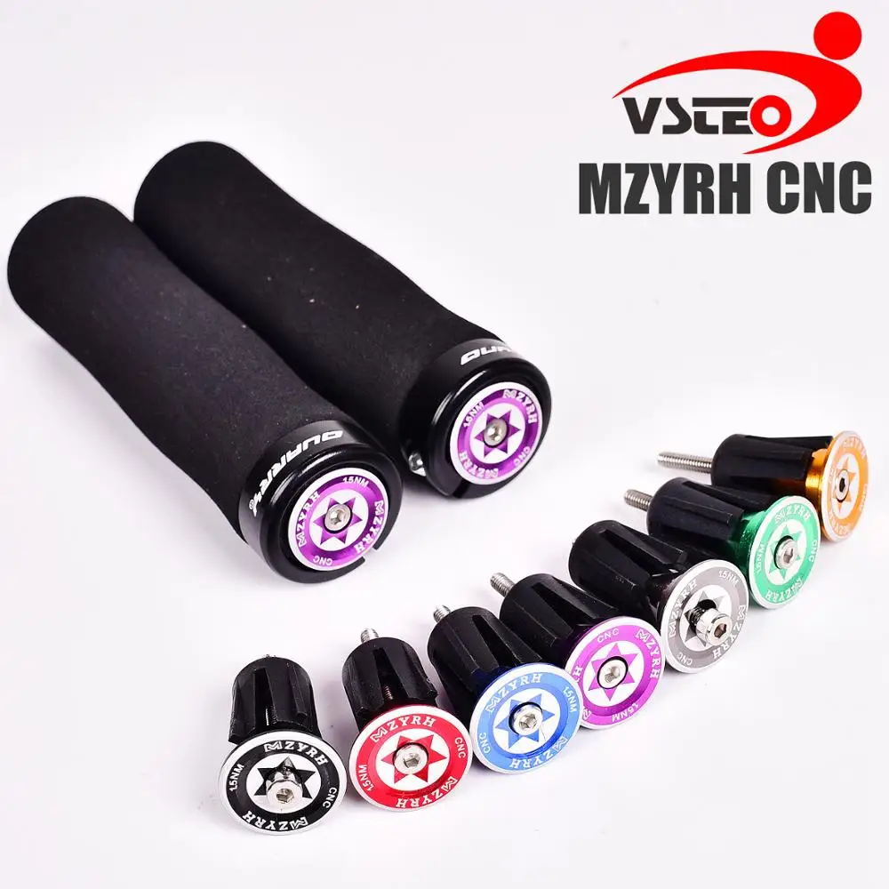 

1 Pair Bike Handlebar End Plugs Aluminum MTB Road Bicycle Handlebar Grips High Quality Cycling Handle Bar Cap Stoppers Bicicleta