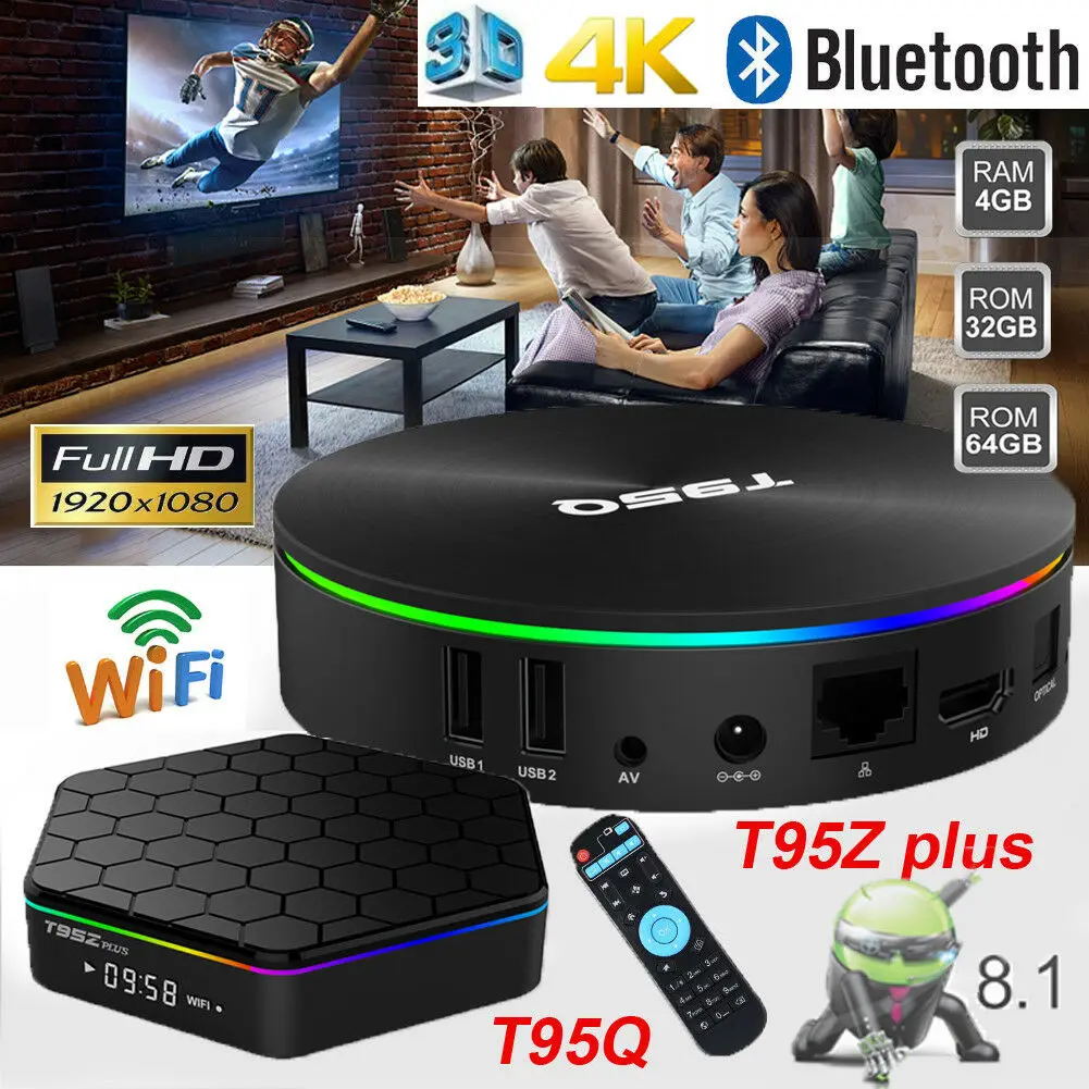 

2019 T95Z Android 8.1 2+16G Smart TV BOX Quad Core 4K Media HDMI MINI PC