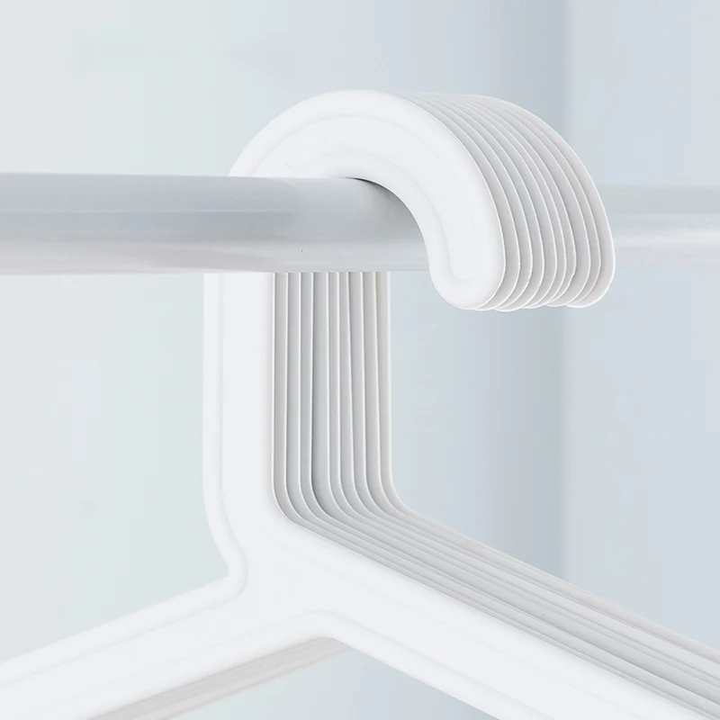 ORZ 10 Pack Clothes Hangers Dry Wet Closet Organizer Hanger for Pants Dress Jacket Underwear Shirt Clothes Holder Drying Rack