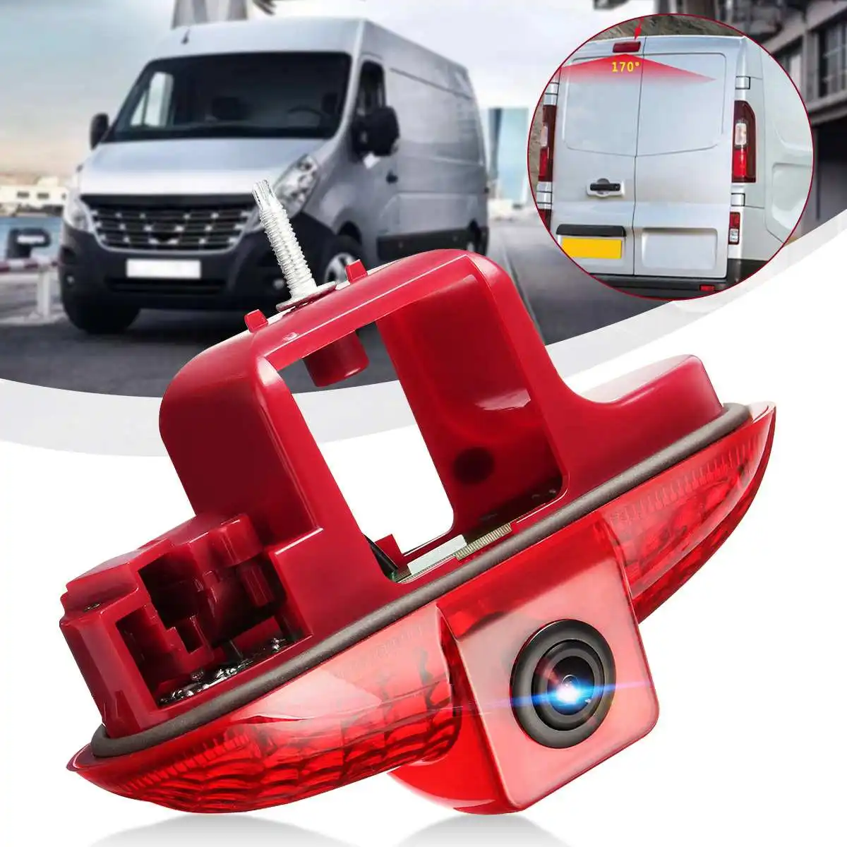 

170 Degrees Car Rear View Reverse Reversing Backup Camera Kit 10M Extension Cable For Renault Trafic 2001-2014