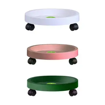 

Universal Round Wheels Pot Tray for Easy Moving Plant Pot Tray Garden Plate Plastic Stand
