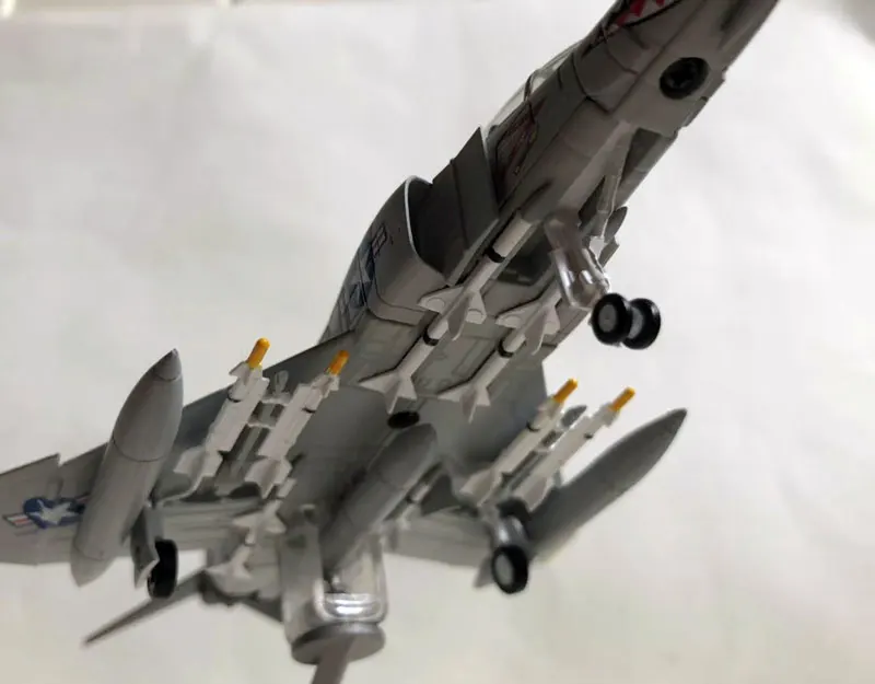 WLTK 1/100 масштаб военная модель игрушки F-4 Phantom II VF-84 Jolly Rogers Fighter литой металлический самолет модель игрушки для сбора/подарка