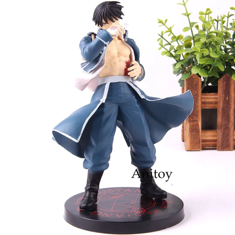 

Amine Figure Fullmetal Alchemist Brotherhood Roy Mustang Action Figure PVC Collection Model Toy