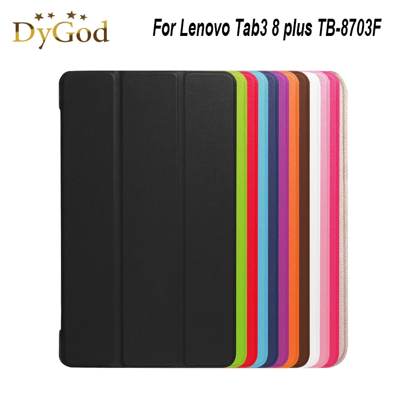 DyGod для Lenovo Tab 3 Tab3 8 Plus P8 TB 8703 8703F 8703X 8703N 0 дюймов Чехол с трехслойной подставкой