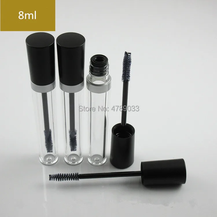 

10/30/50pcs 8ml Empty Black Eyelash Tube Mascara Cream Vial/Container Portable Refillable Bottle Makeup Tool Accessories