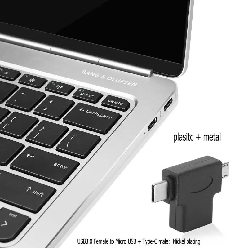 USB OTG адаптер 3 0 Женский к Micro usb type C Мужской конвертер сплиттер|Переходники и